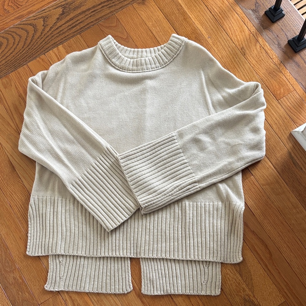 NWOT BOUTIQUE Cozy Cream Sweater